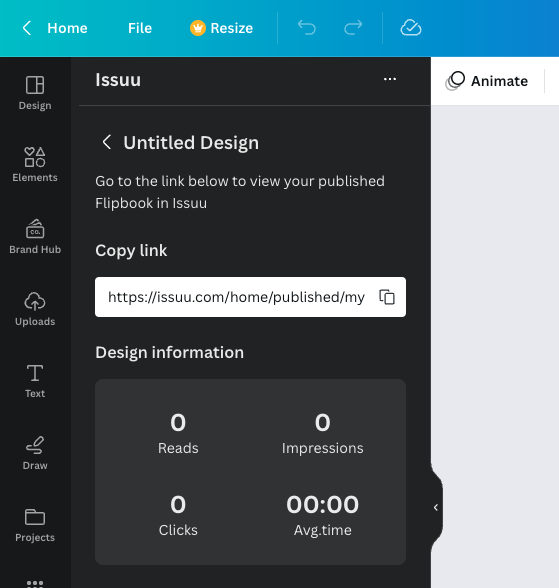 New Canva Integration – Issuu Help Center